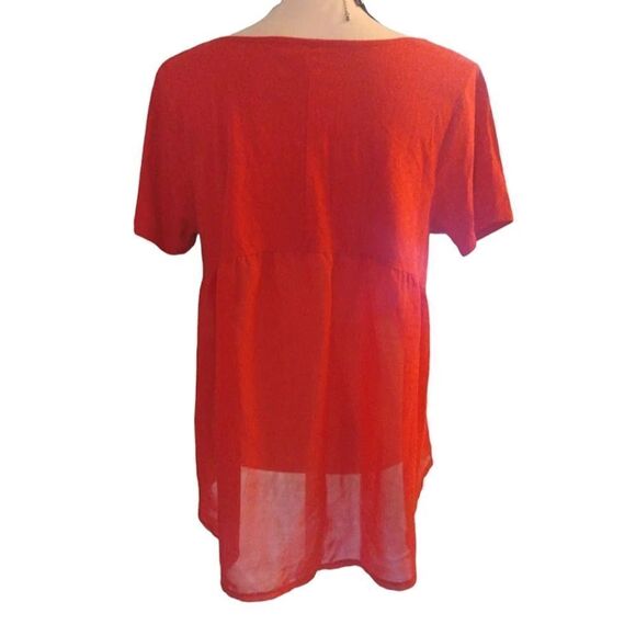 Disney Y2K Queen of Hearts Alice In Wonderland Short Sleeve Top XL - Picture 7 of 11